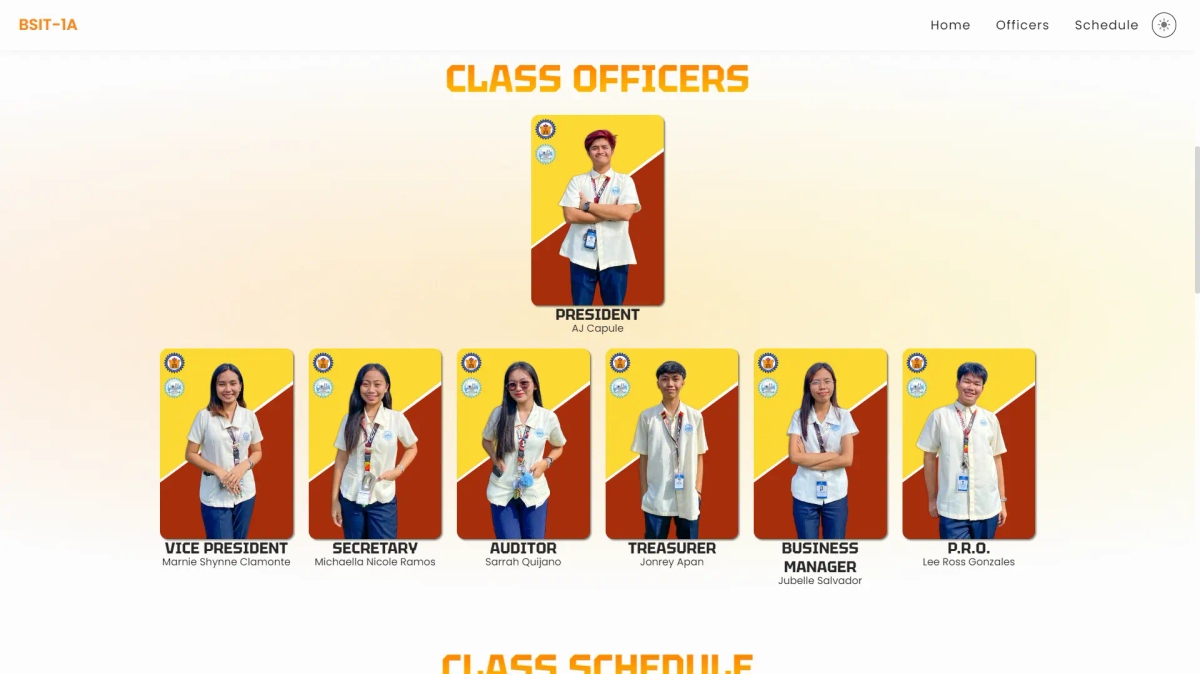 Class Directory